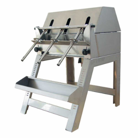 Enotecnica Pillan 3B INOX - Riempitrice manuale a 3 attacchi con beccucci serbatoio e struttura in acciaio inox (nuovo)