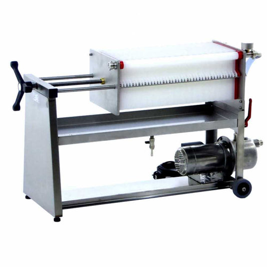 Enotecnica Pillan AF40 - Filtro a cartoni per vino carrellato - Pompa in INOX (nuovo)