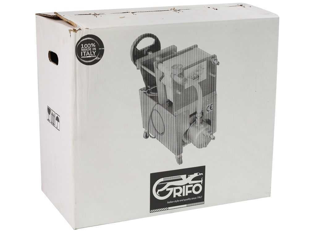 Grifo Professional Inox 10 - Filtro a cartoni per vino carrellato - Pompa in INOX (nuovo)